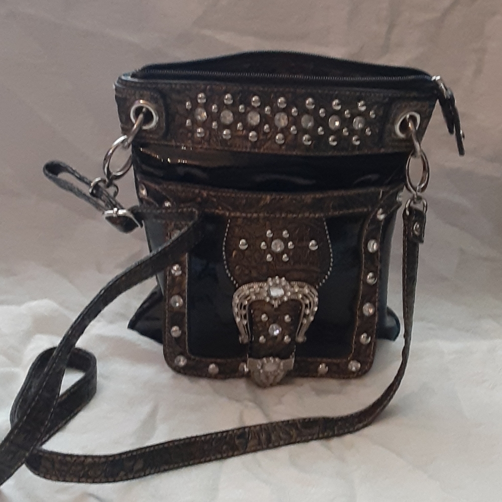 Patent Leather Crossbody Purse